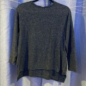 Zara Girls Black Long Sleeve Sweater